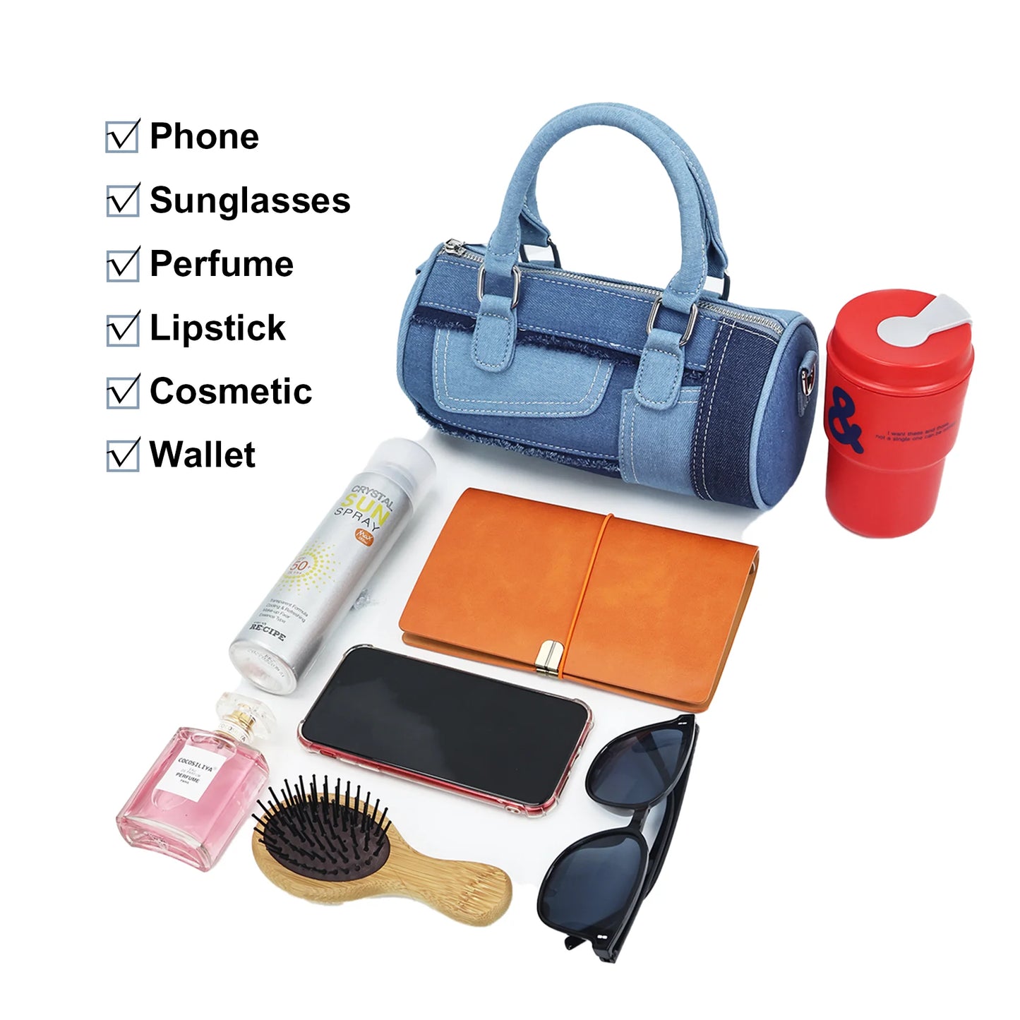 USA Warehouse Personalised Denim Tote Bag Women's Handbag Beach Canvas Bag Gifts Sublimation Canvas Tote Custom Blank Tote Bags