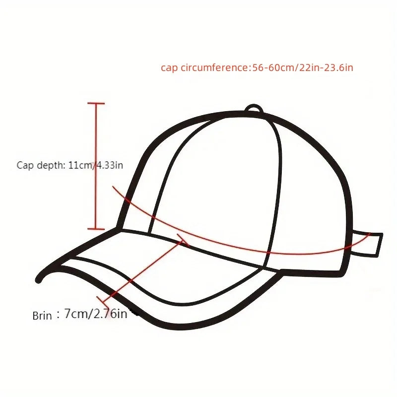 Lettered Cowboy Baseball Cap for Men And Women, Korean Style, Simple Deep Top Design That Makes The Face Look Smaller