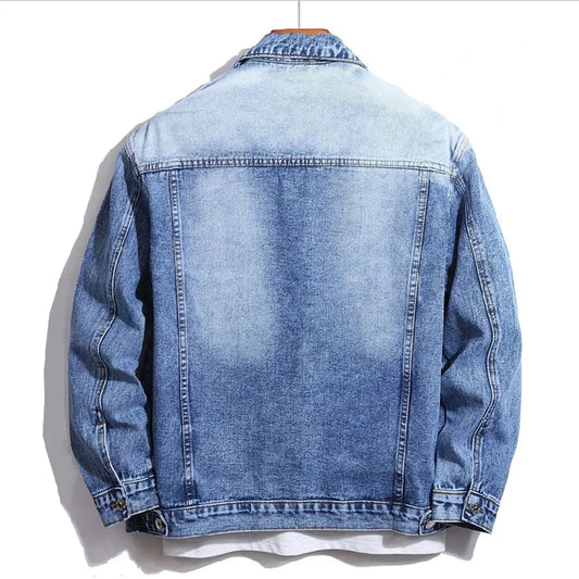 6825-SOPHIA- High Quality Denim Jacket for Men's 100% Cotton Customized Street Style Casual Men's Denim Jacket